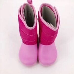 CROCS Kids Two-Tone Pink Boots